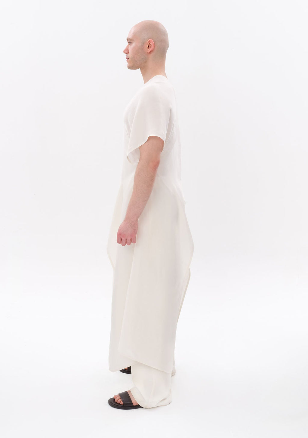 Tiny Beyaz Luxe Tencel™ Elbise görünüm 8