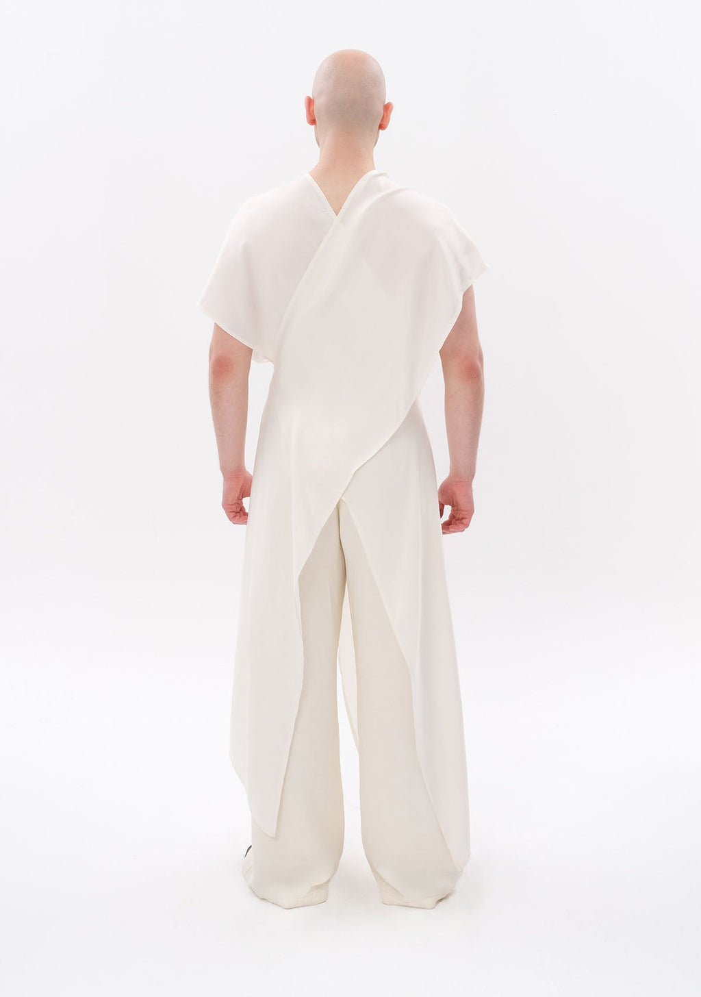 Tiny Beyaz Luxe Tencel™ Elbise görünüm 7