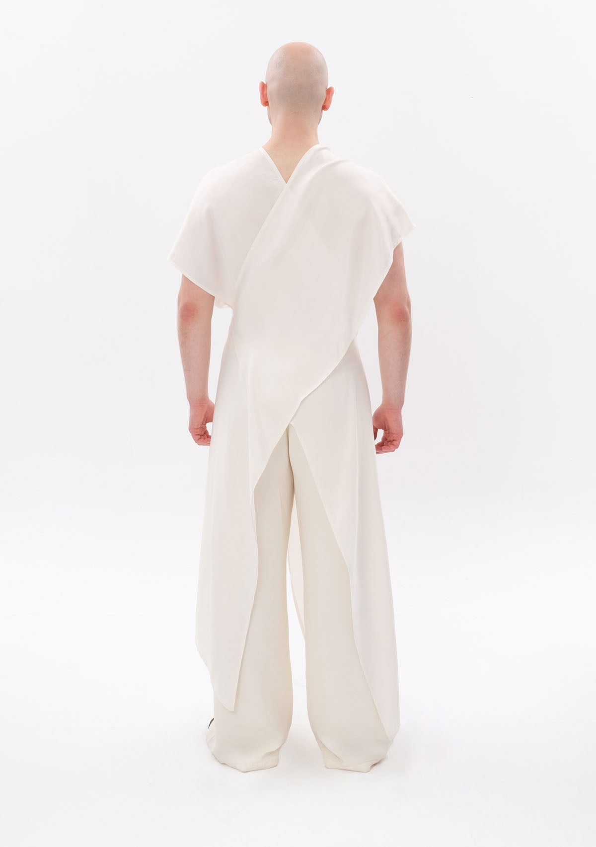 Tiny Beyaz Luxe Tencel™ Elbise görünüm 7