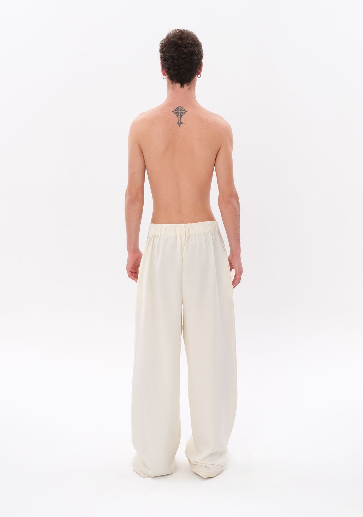 Tiny Beyaz Tencel™ Pantolon görünüm 2