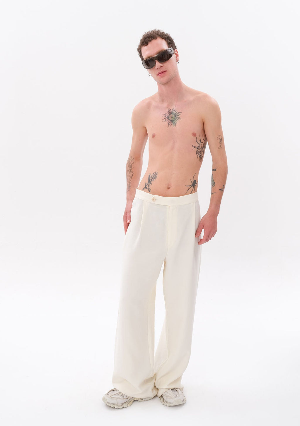 Tiny Beyaz Tencel™ Pantolon ana görünüm