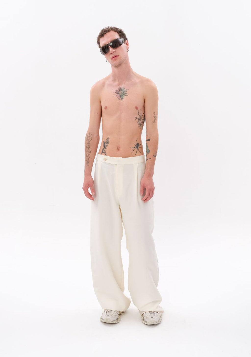 Tiny Beyaz Tencel™ Pantolon görünüm 3
