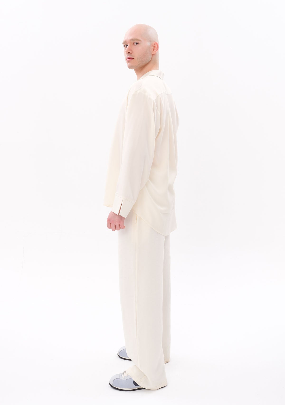 Tiny Beyaz Tencel™ Oversize Gömlek görünüm 8