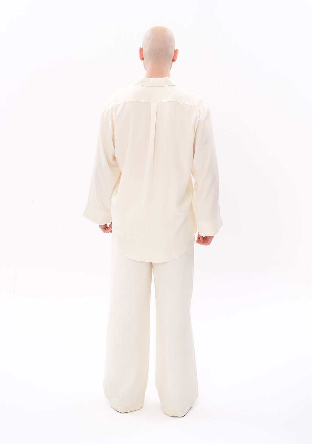 Tiny Beyaz Tencel™ Oversize Gömlek görünüm 2