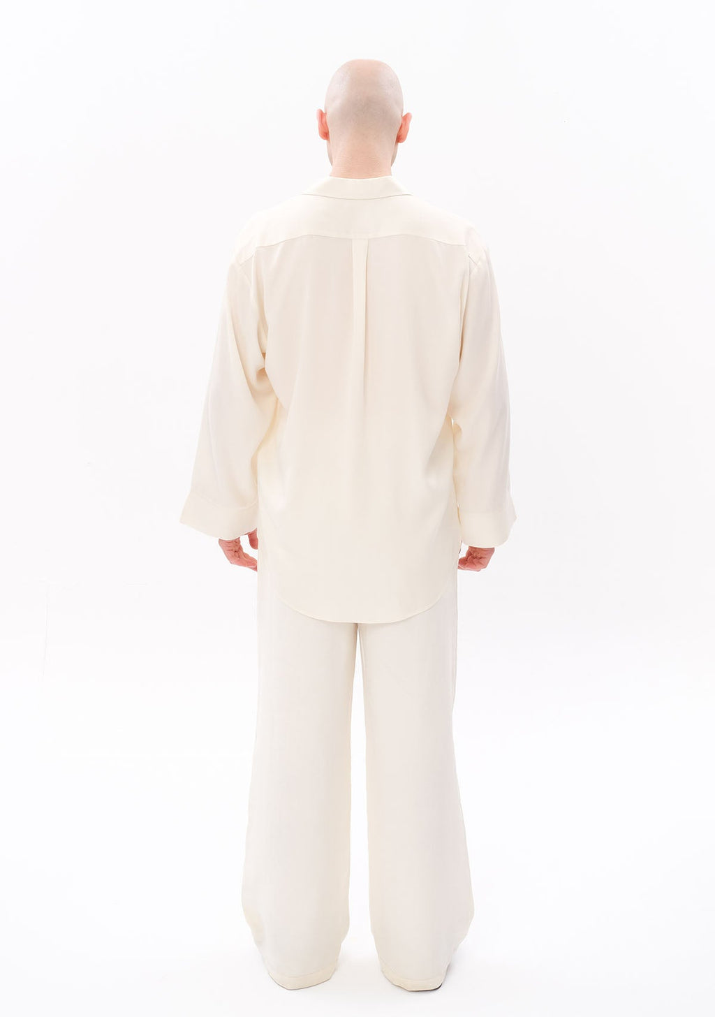 Tiny Beyaz Tencel™ Oversize Gömlek görünüm 9