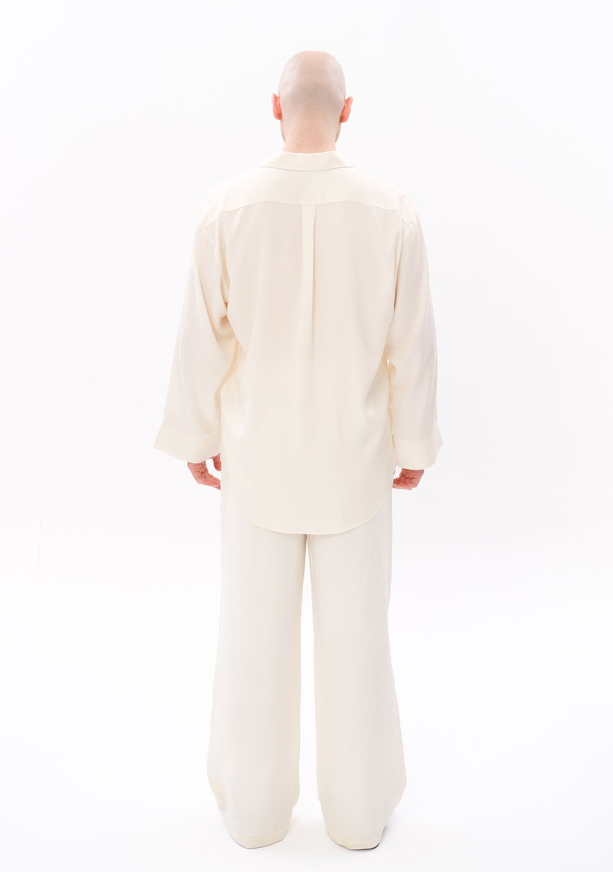 Tiny Beyaz Tencel™ Oversize Gömlek görünüm 9
