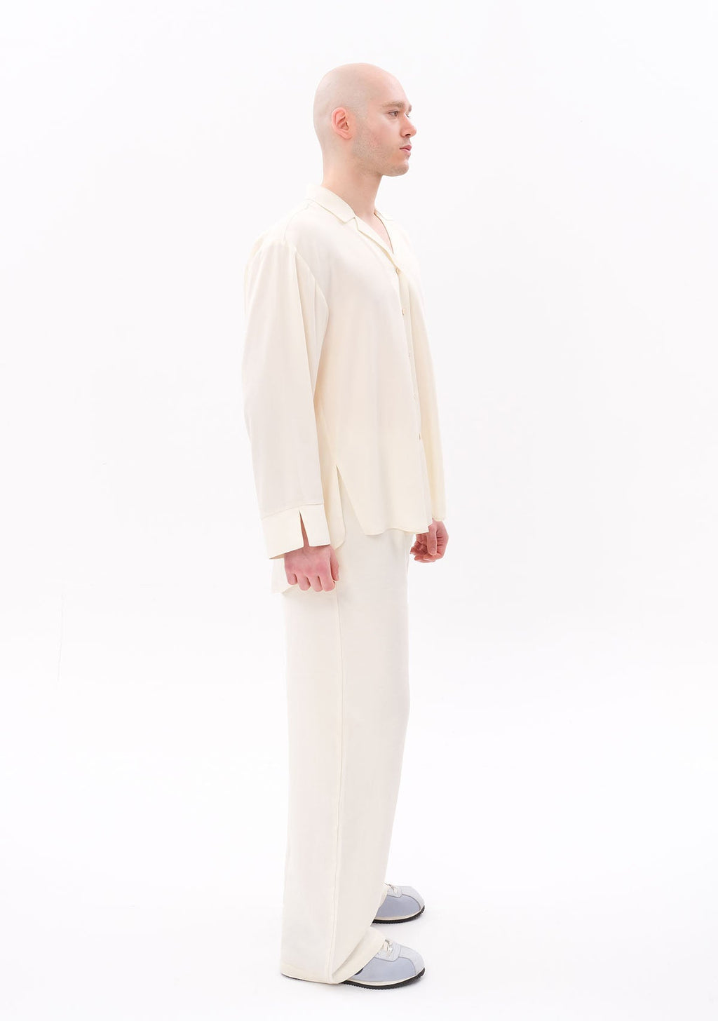 Tiny Beyaz Tencel™ Oversize Gömlek görünüm 4