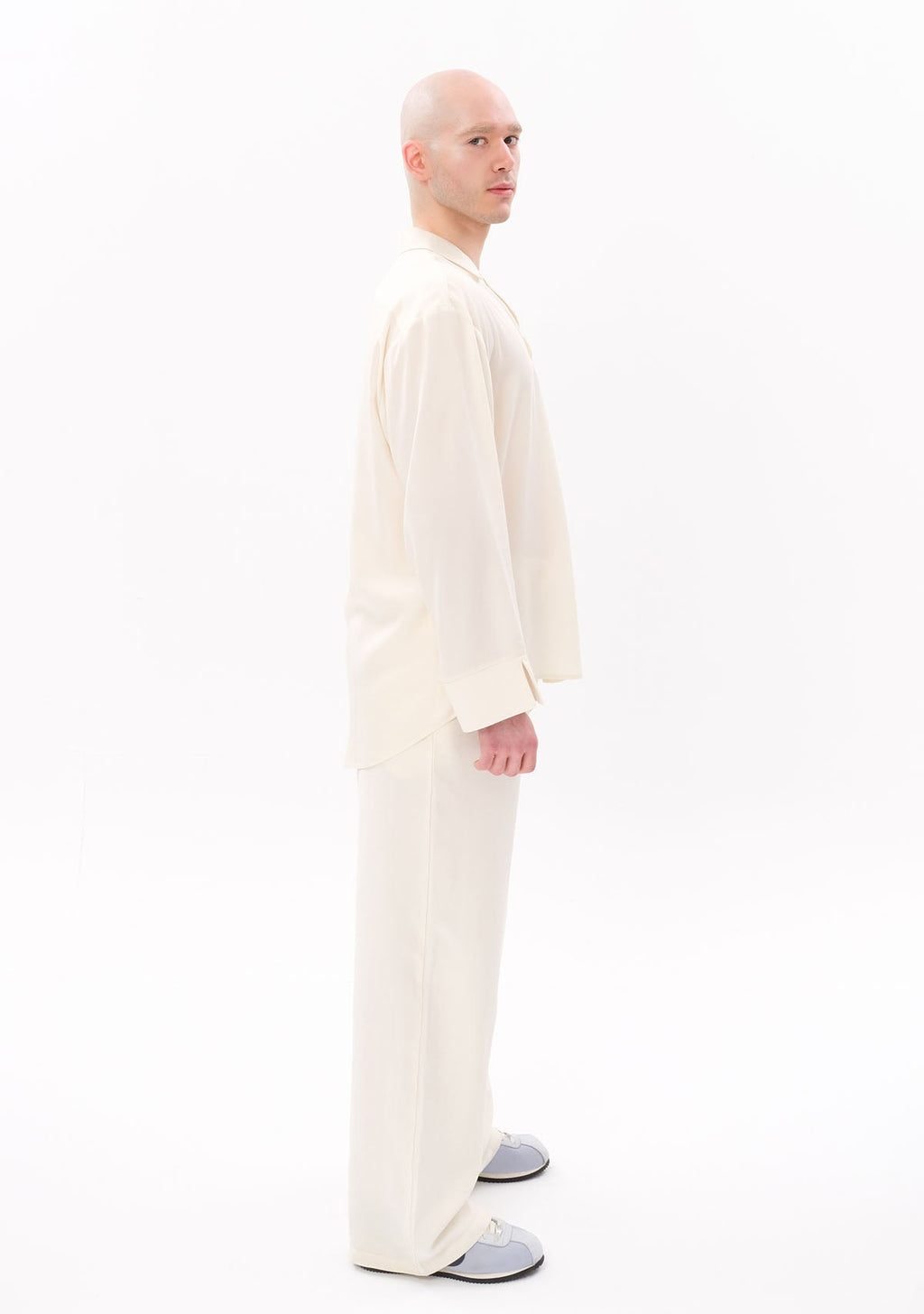 Tiny Beyaz Tencel™ Oversize Gömlek görünüm 5