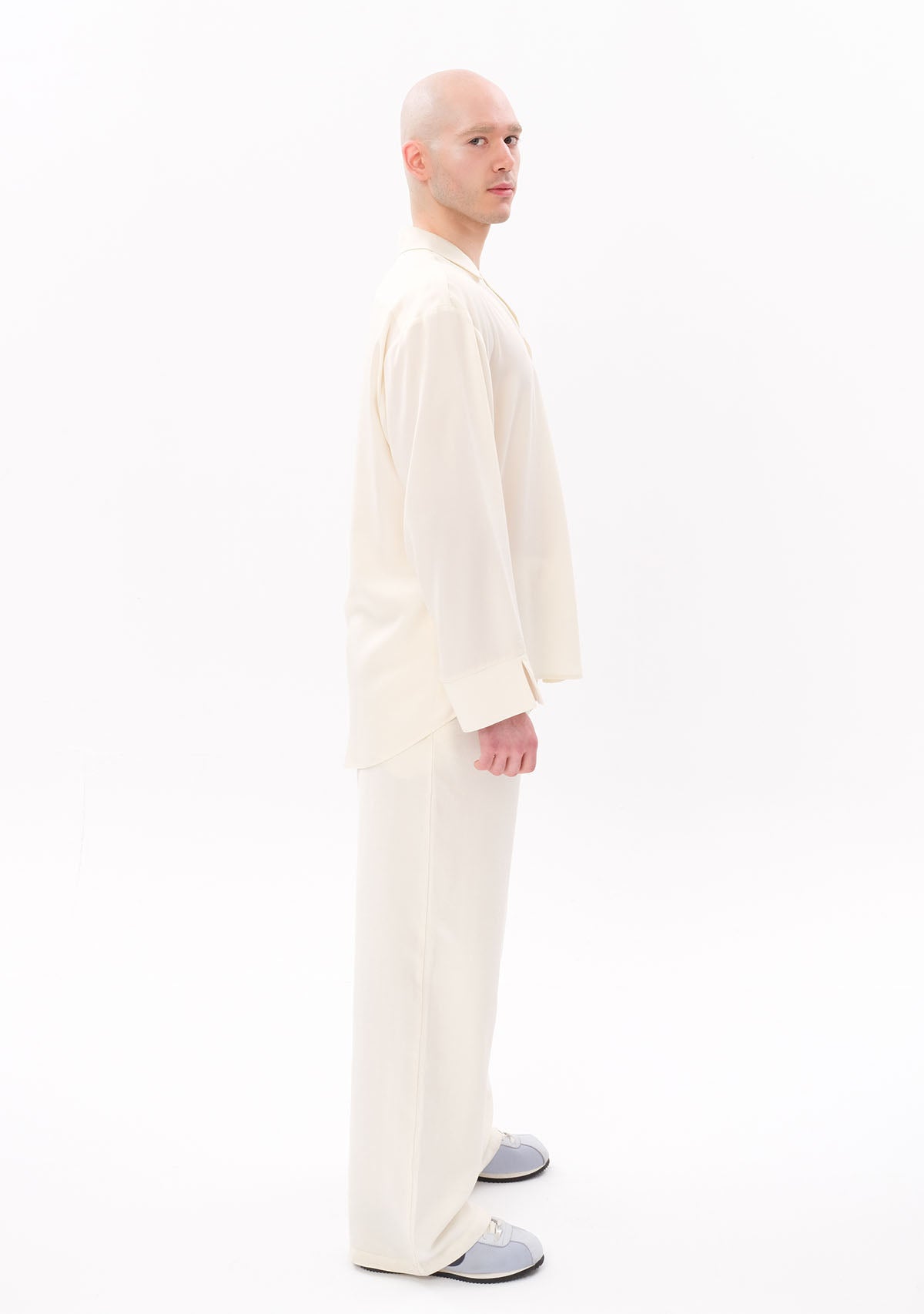 Tiny Beyaz Tencel™ Oversize Gömlek görünüm 5