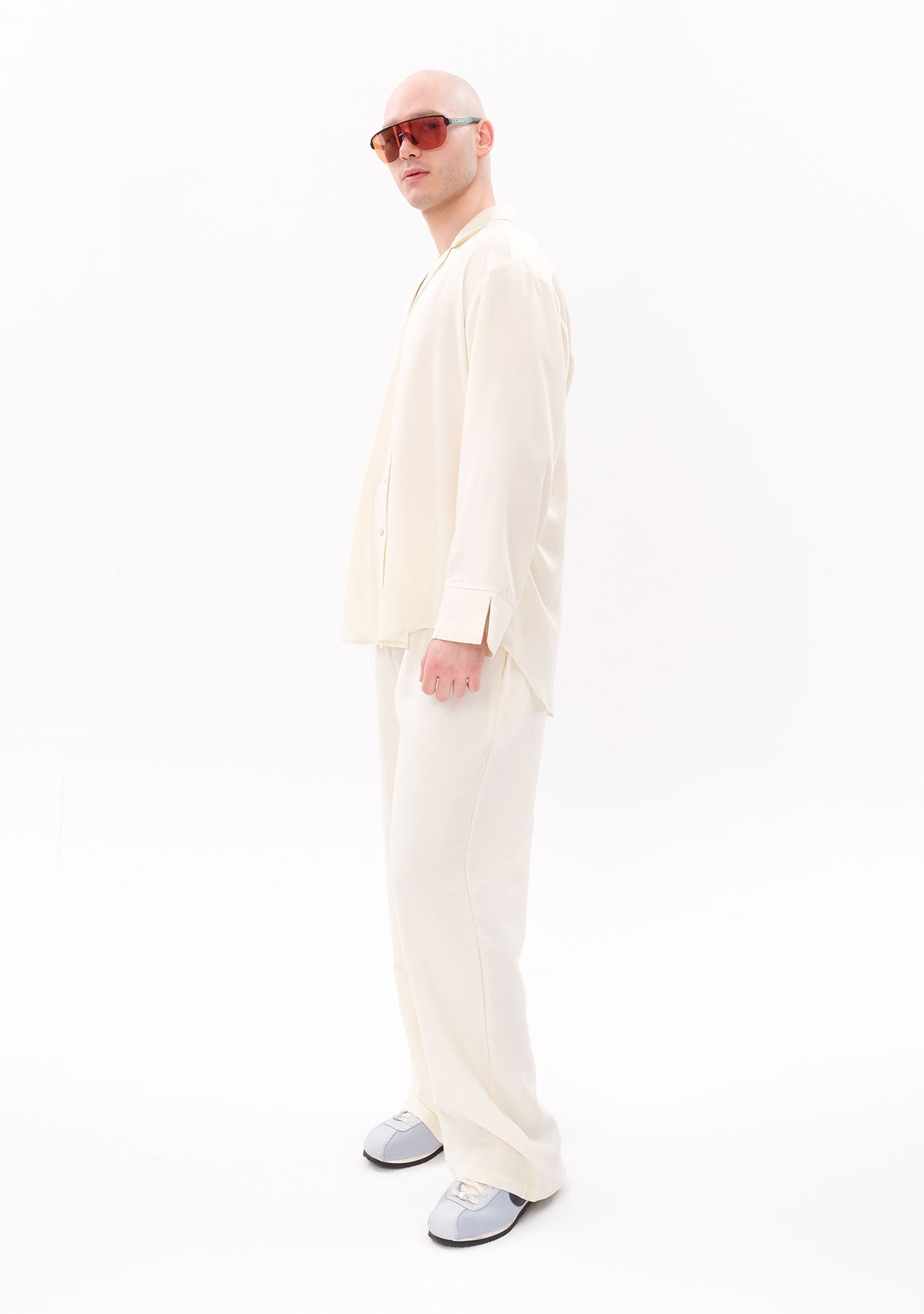 Tiny Beyaz Tencel™ Oversize Gömlek görünüm 10