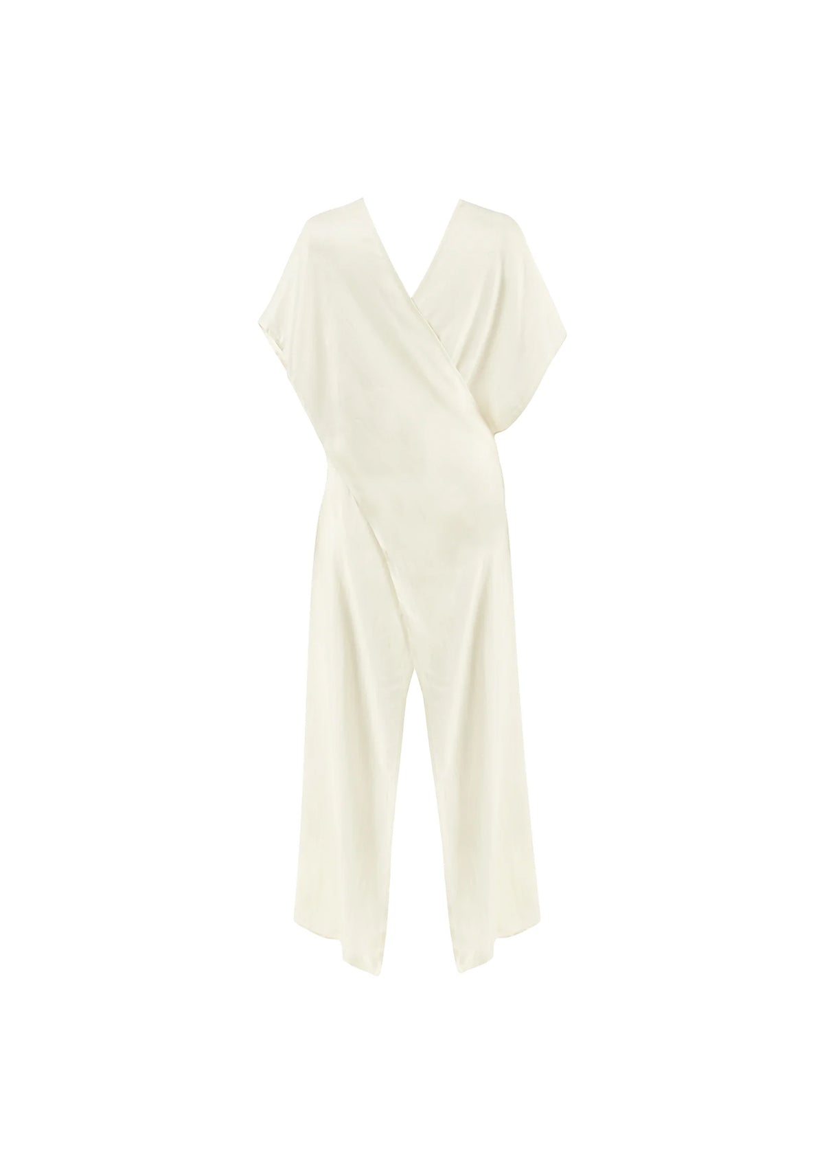 Tiny Beyaz Luxe Tencel™ Elbise görünüm 14