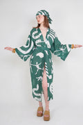 Tiny Desenli Saf Pamuk Kimono