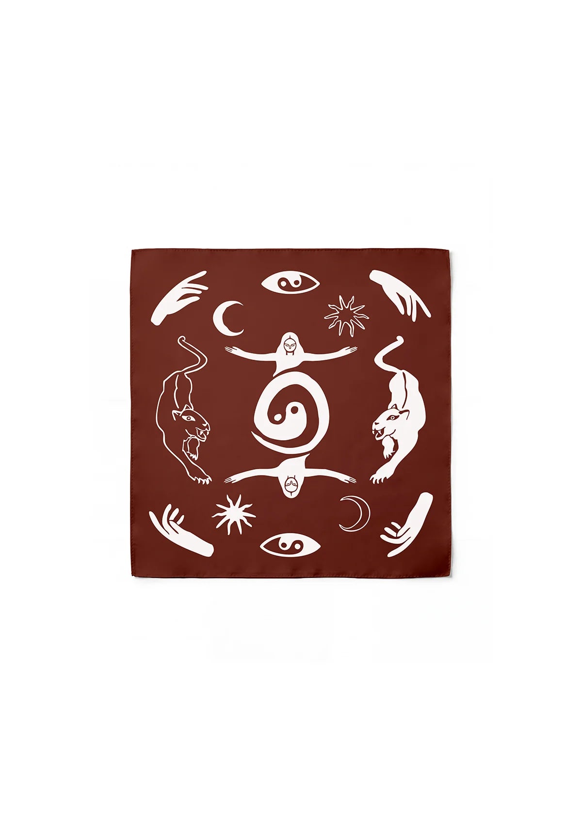 Tiny Desenli Pamuk İpek Bandana