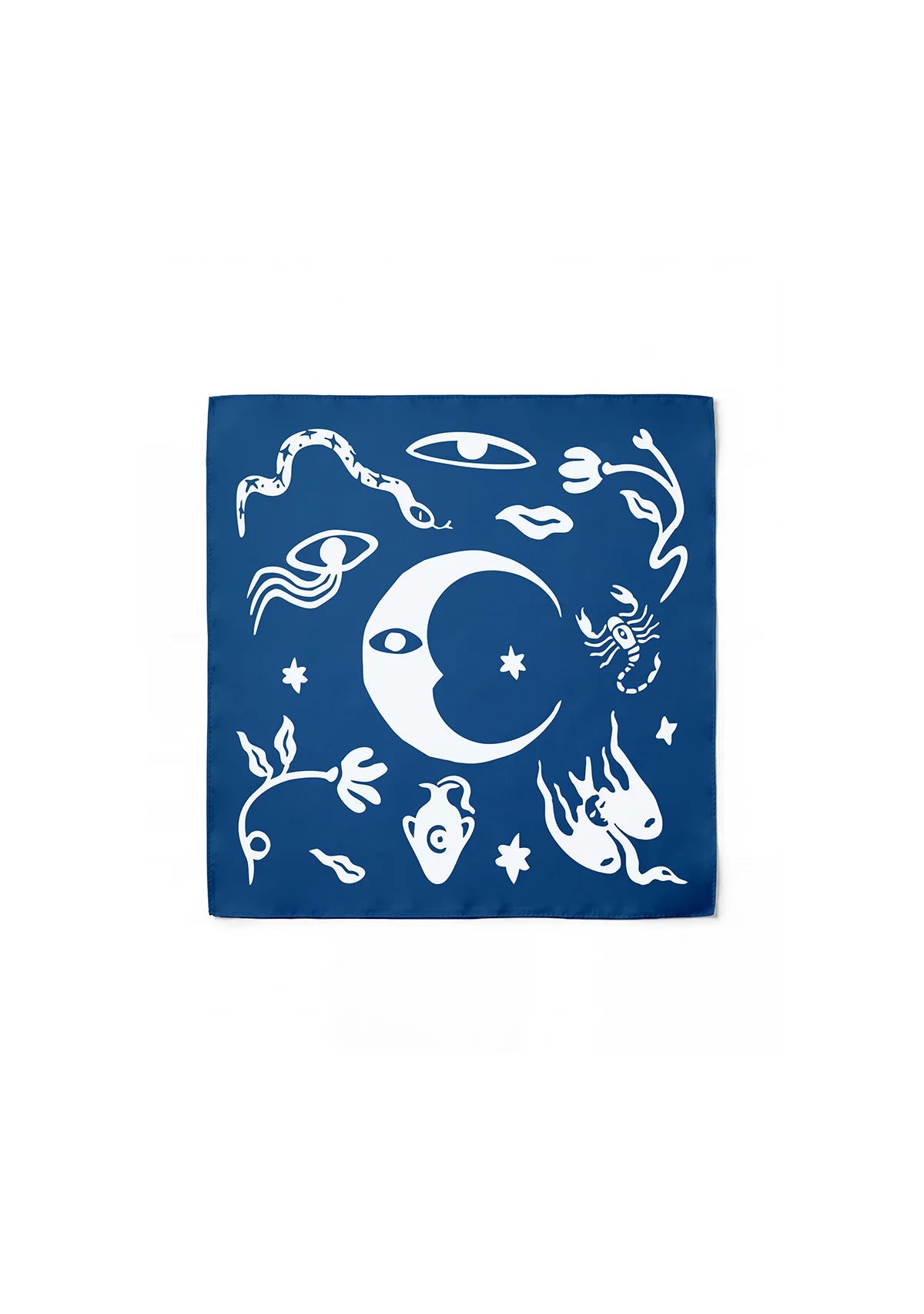 Tiny Desenli Pamuk İpek Bandana