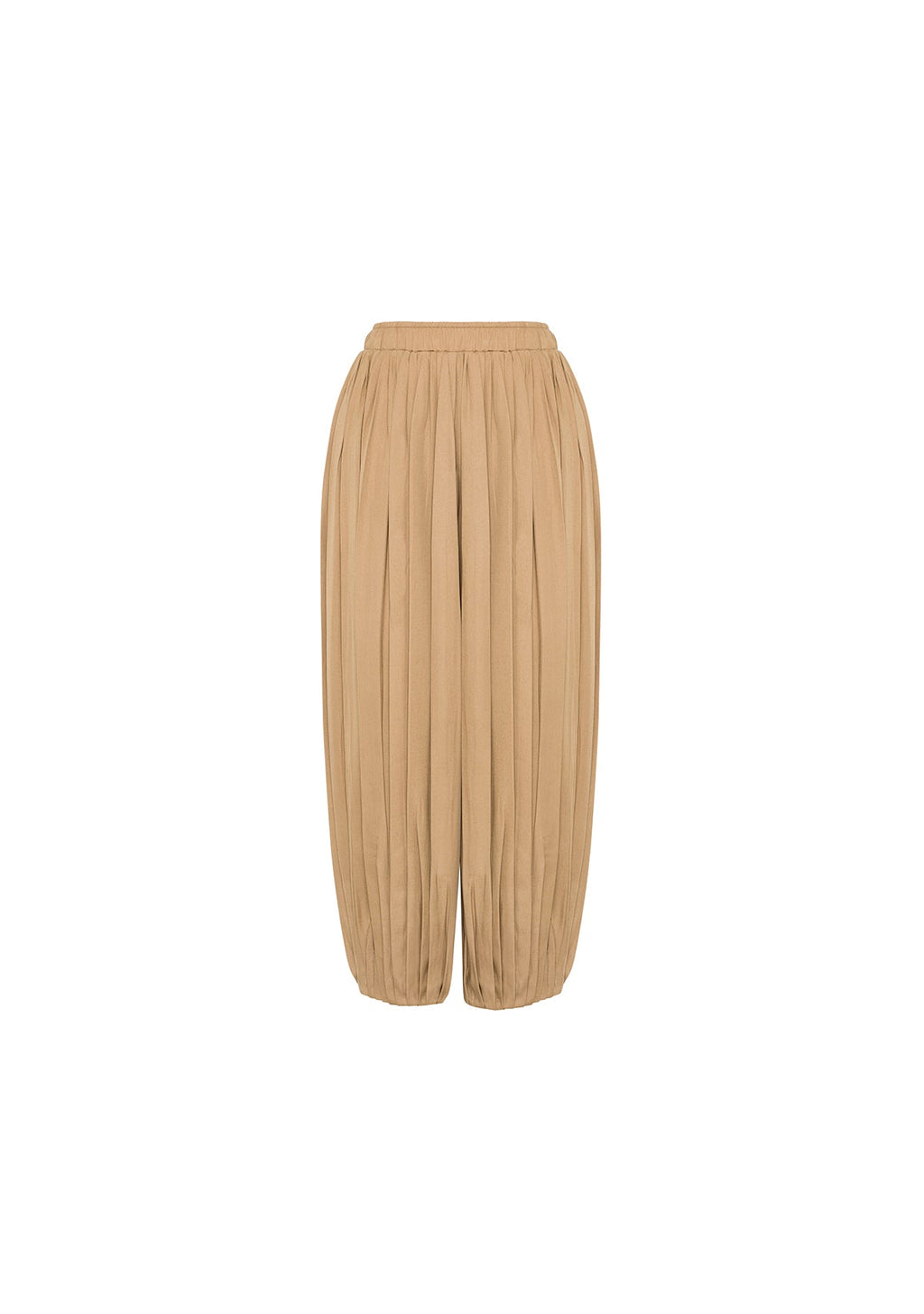 Tiny Beli Lastikli Tencel™ Bej Şalvar Pantolon görünüm 13