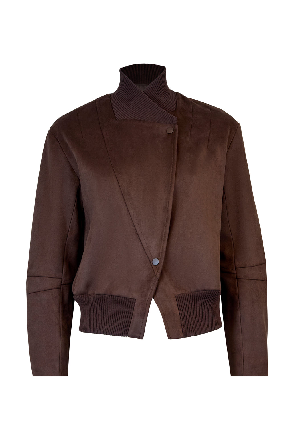 Utopian Örgü Detaylı Asimetrik Ceket