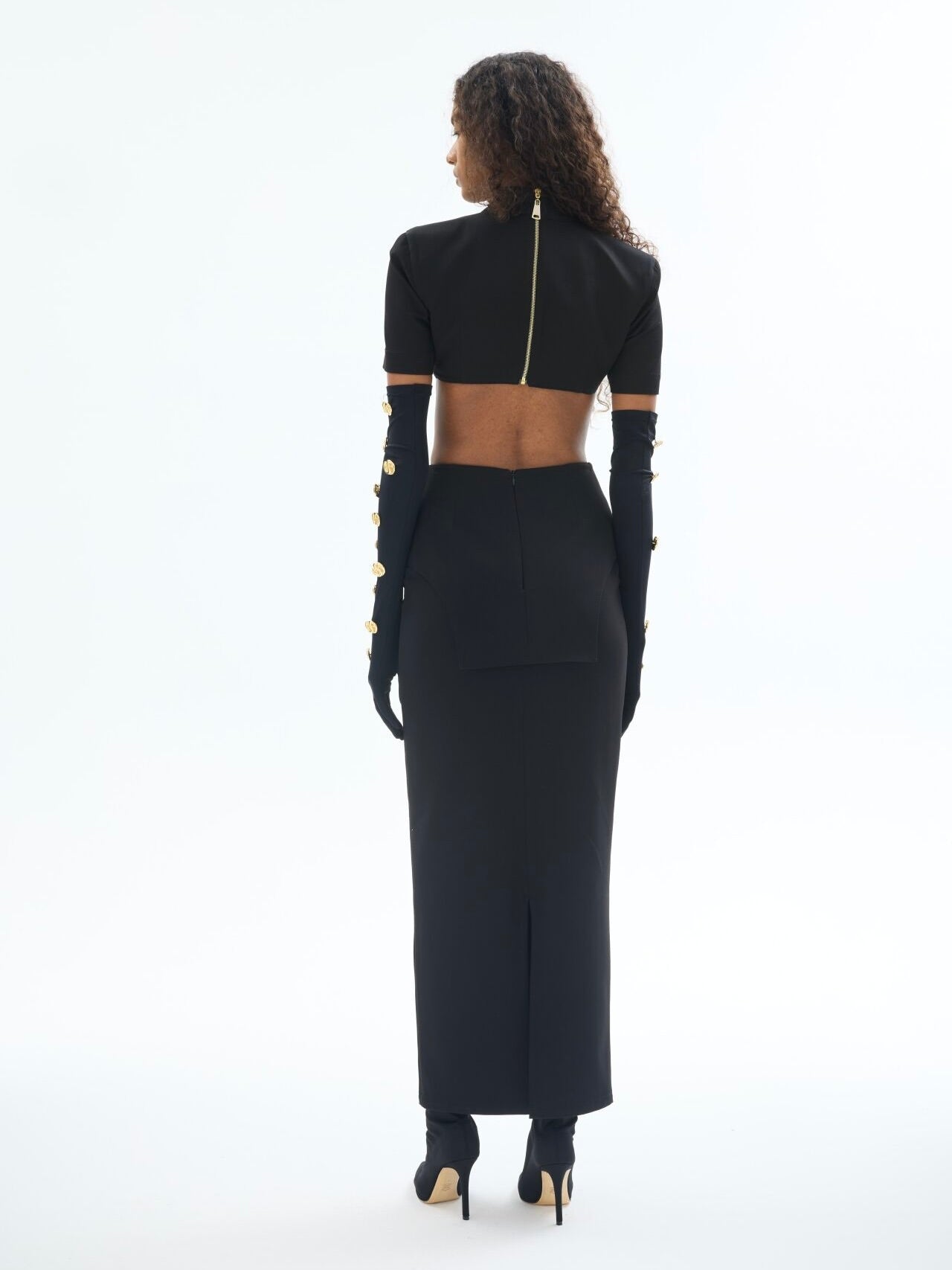 Gaia n Uranos Kısa Kollu Crop Top