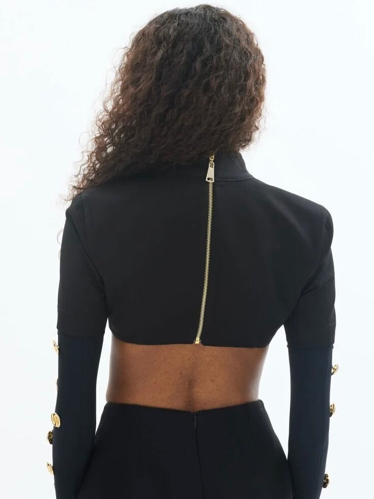 Gaia n Uranos Kısa Kollu Crop Top