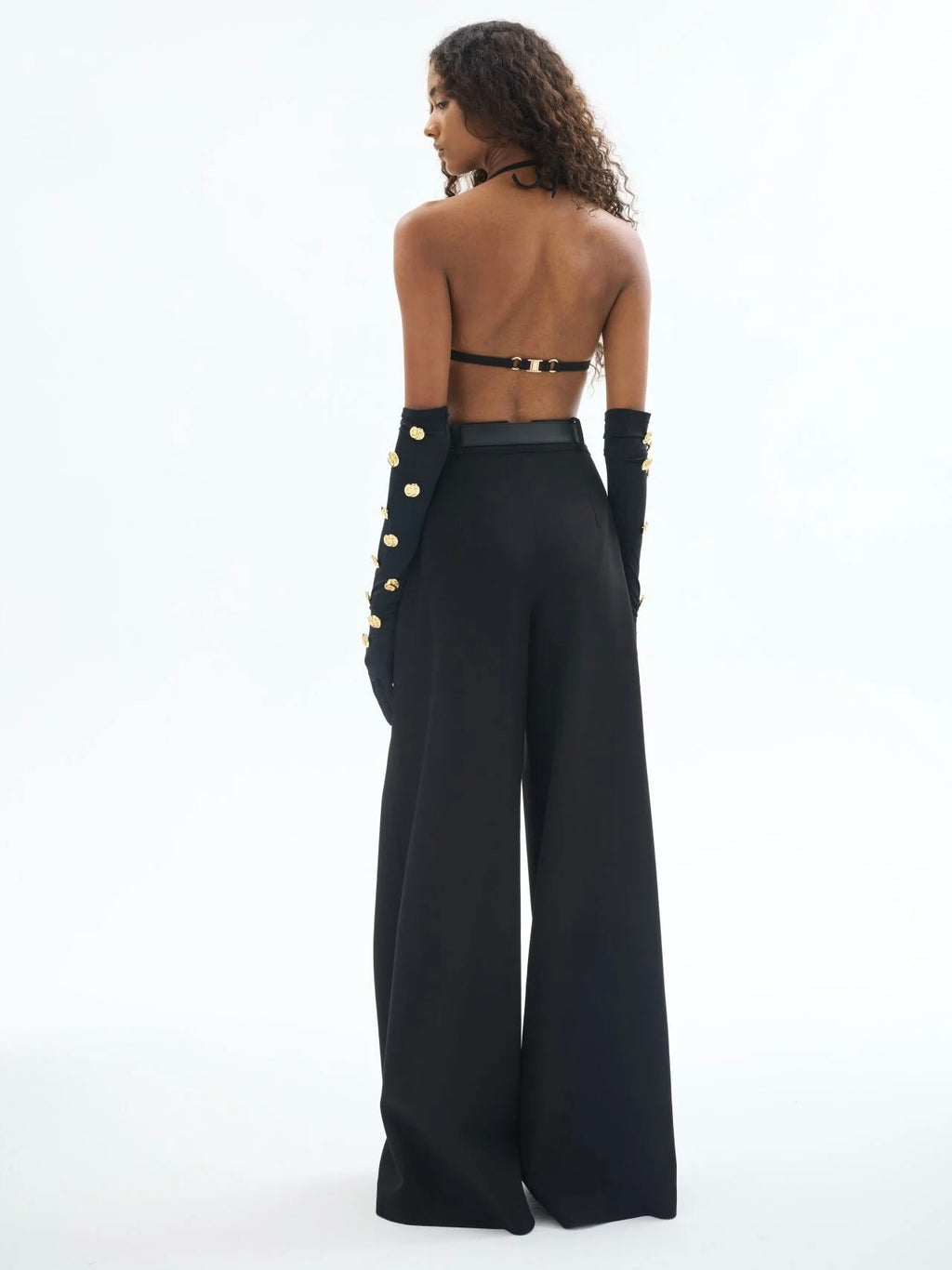 Gaia n Uranos Siyah Bol Paça Pantolon