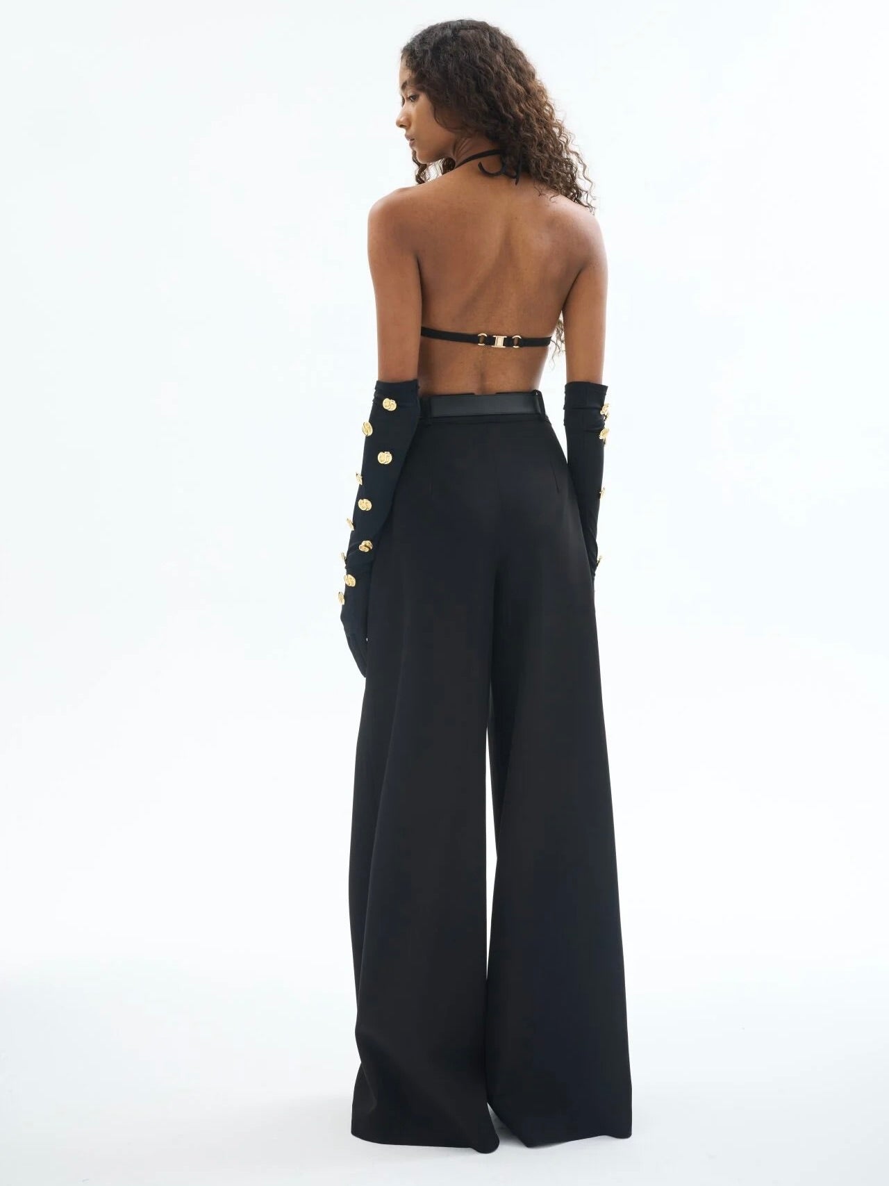 Gaia n Uranos Siyah Bol Paça Pantolon