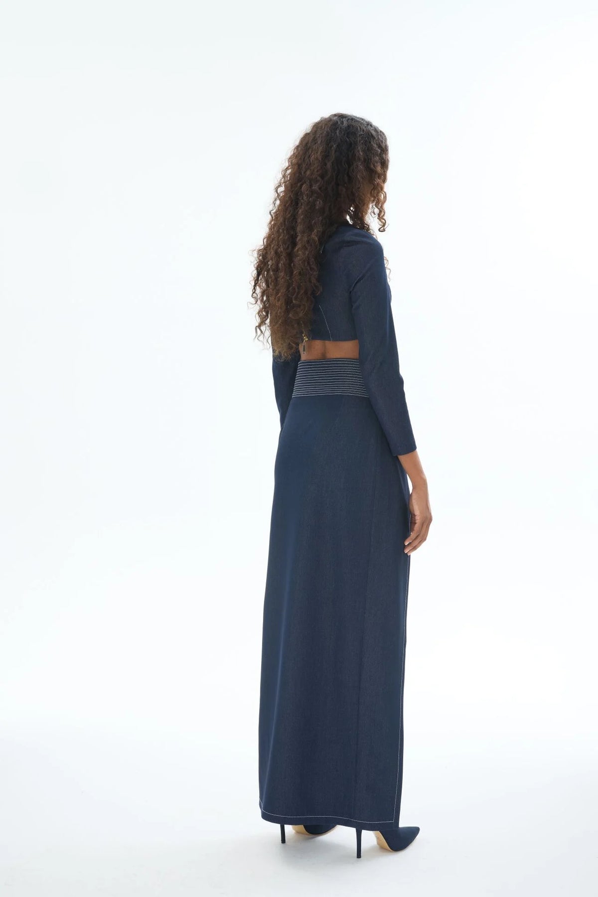 Gaia n Uranos Denim Crop Büstiyer görünüm 4