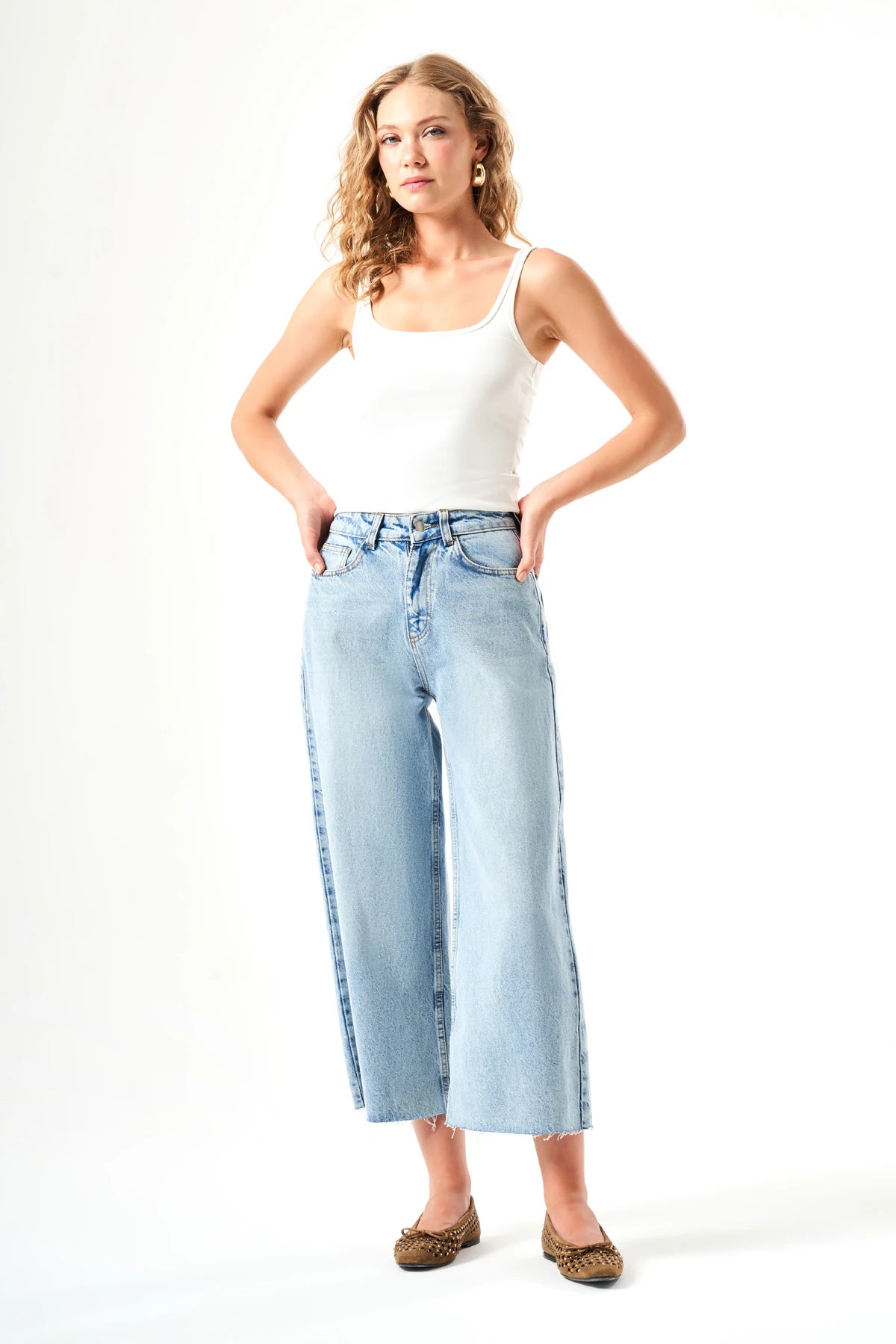 Utopian Culotte Jean Pantolon