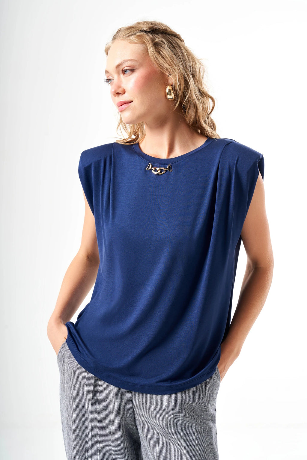 Utopian Metal Aksesuarlı Regular T-Shirt