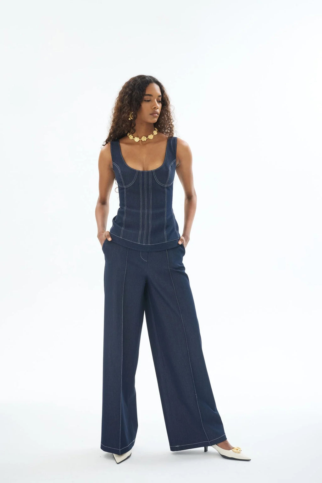 Gaia n Uranos Denim Korse Büstiyer görünüm 6