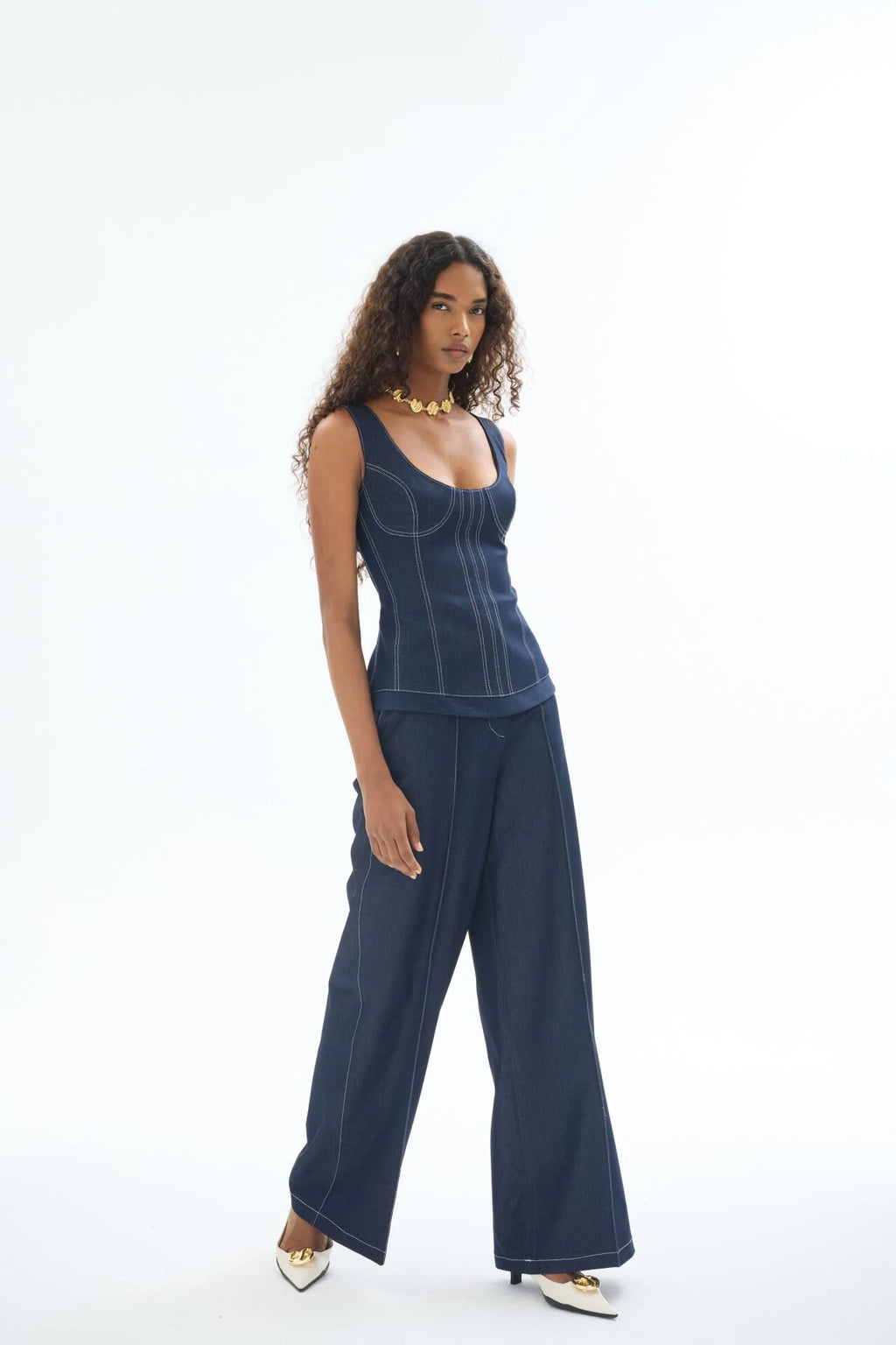 Gaia n Uranos Denim Korse Büstiyer görünüm 4