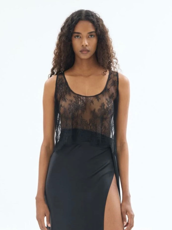 Gaia n Uranos Siyah Dantel Atlet