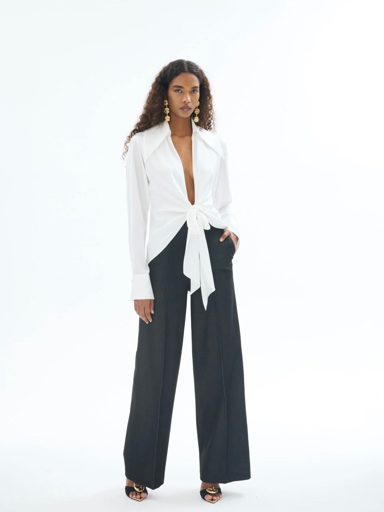 Gaia N Uranos Regular Kesim İpek Gömlek