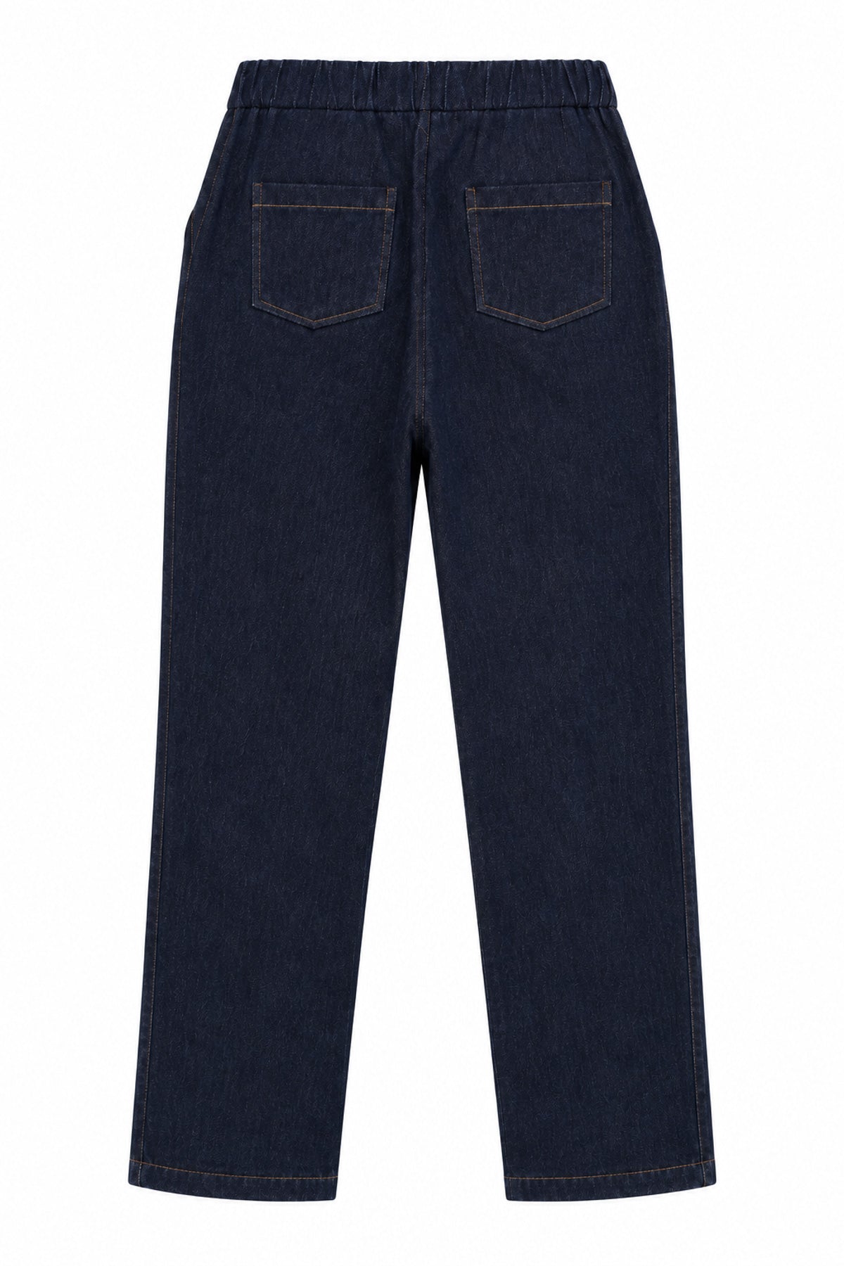 Utopian Yüksek Bel Düz Paça Denim Pantolon görünüm 2