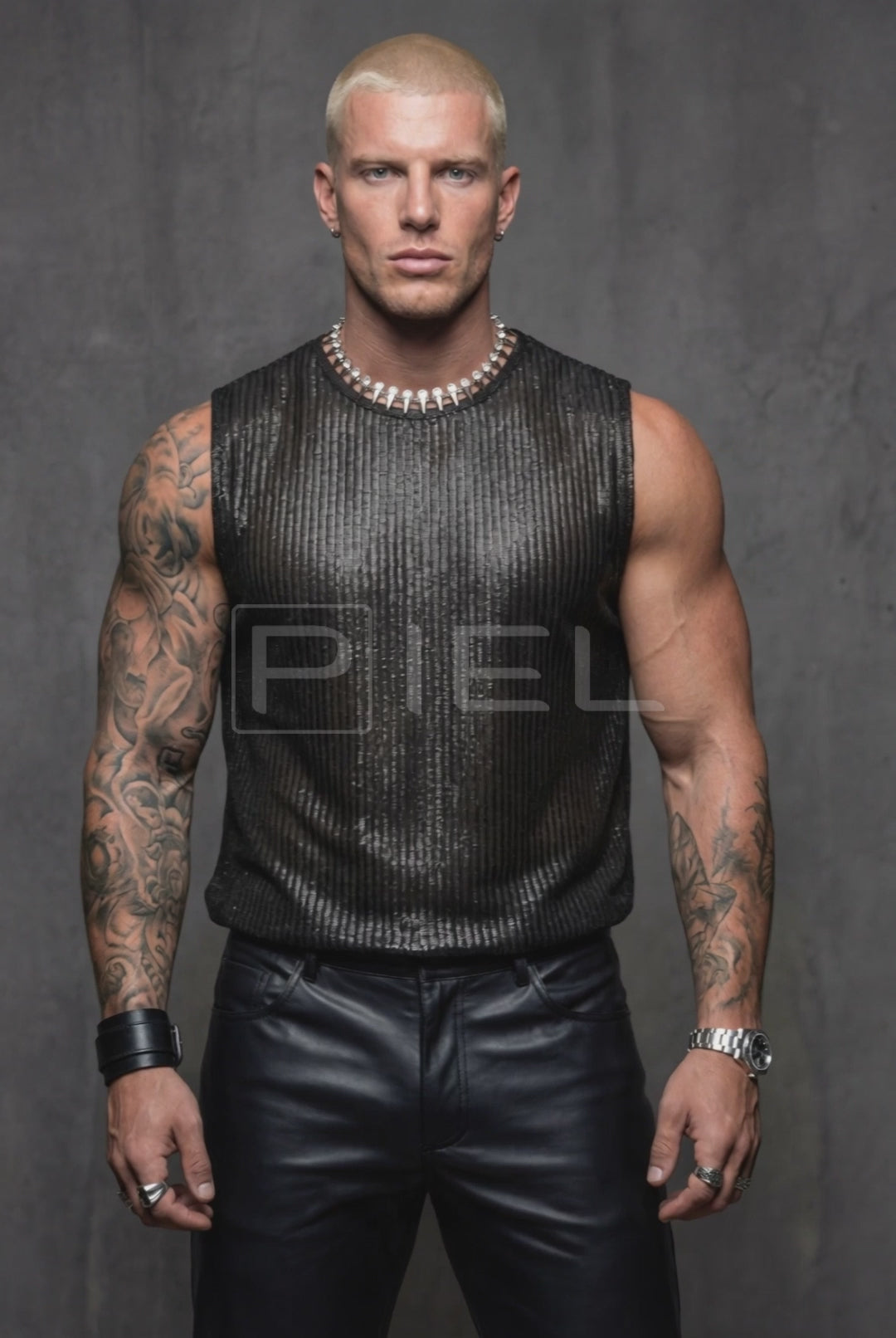 Piel Dark Web Kolsuz Saten Atlet