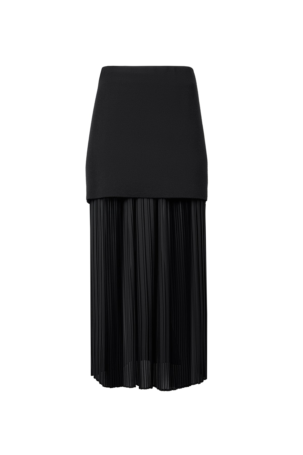 Utopian Şifon Astarlı Triko Mini Etek