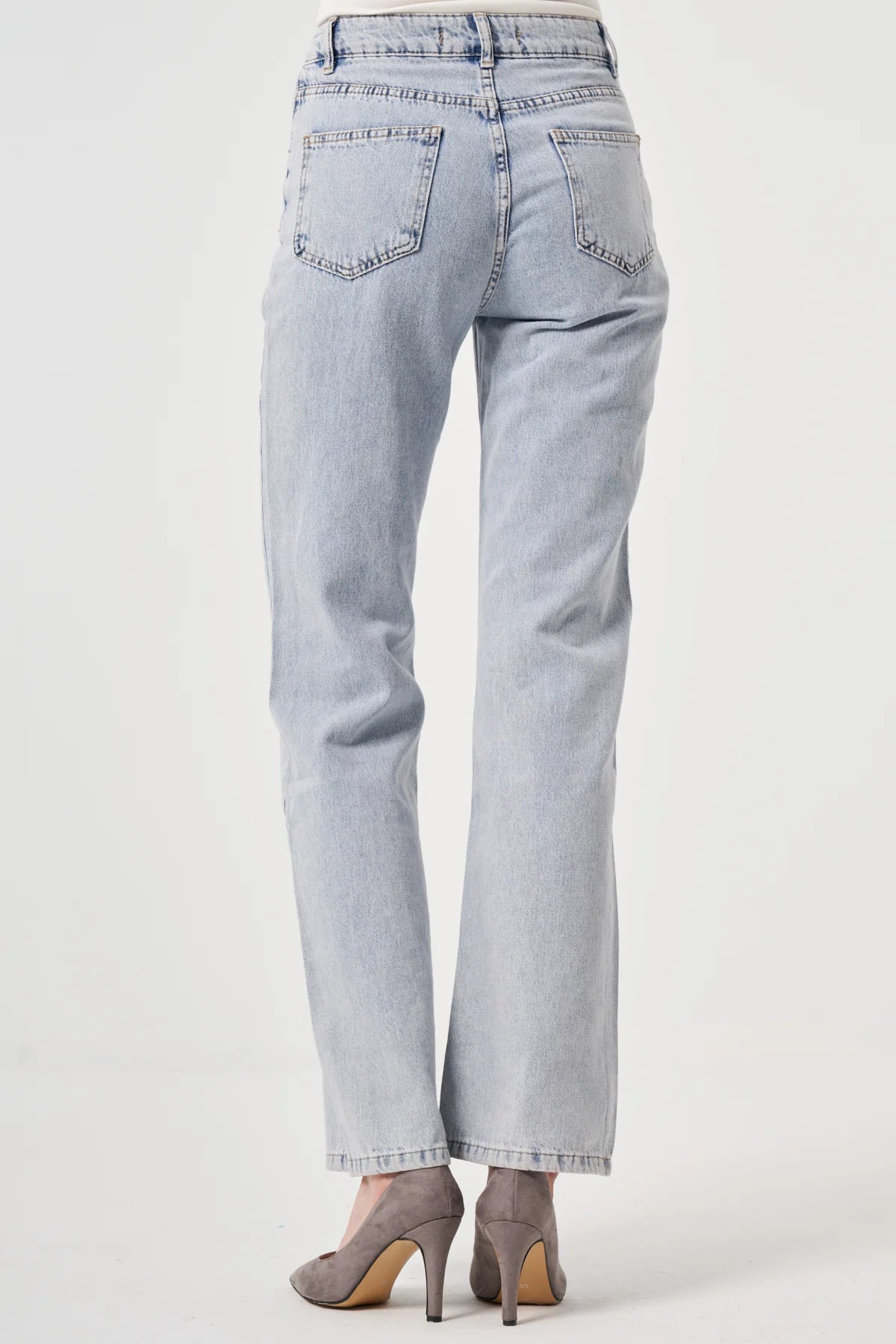 Utopian Yüksek Bel Geniş Paça Jean