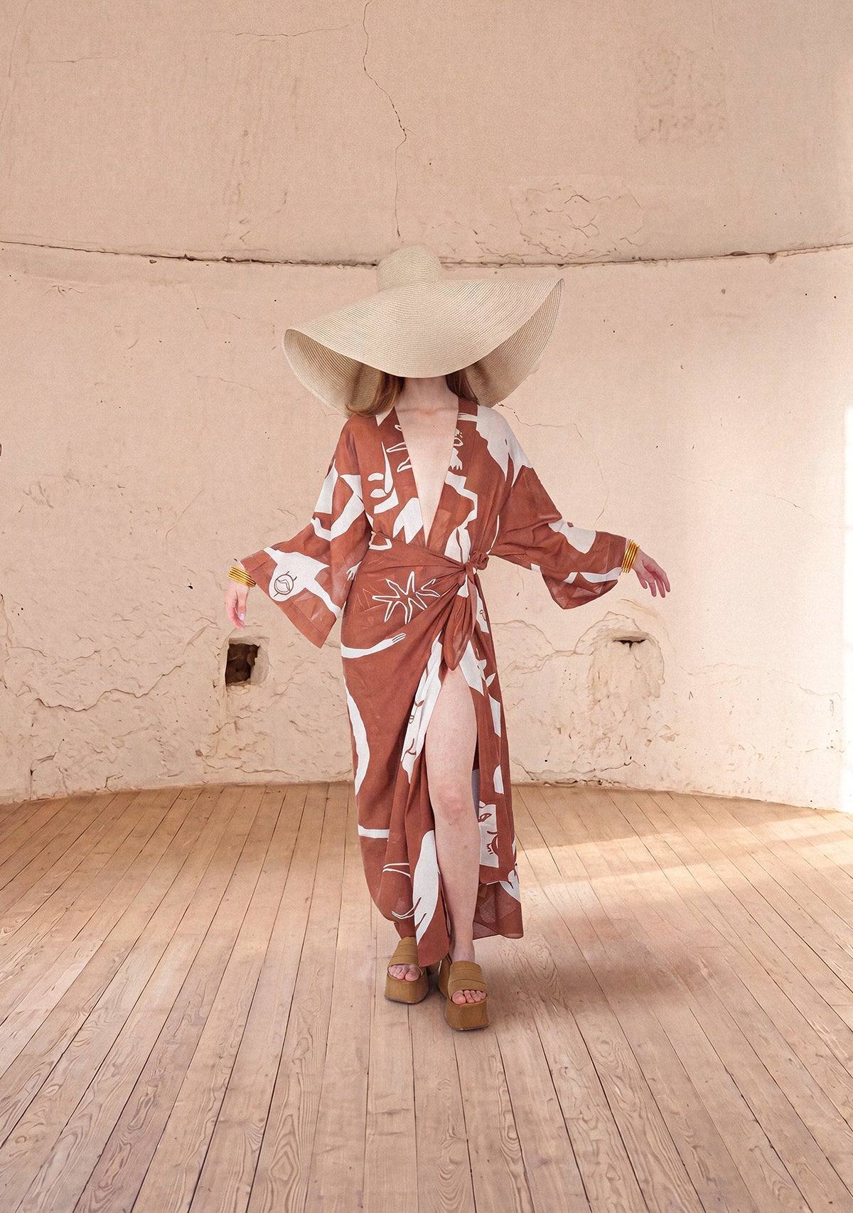 Tiny Yin Yang Shadow Ritual Kimono görünüm 3